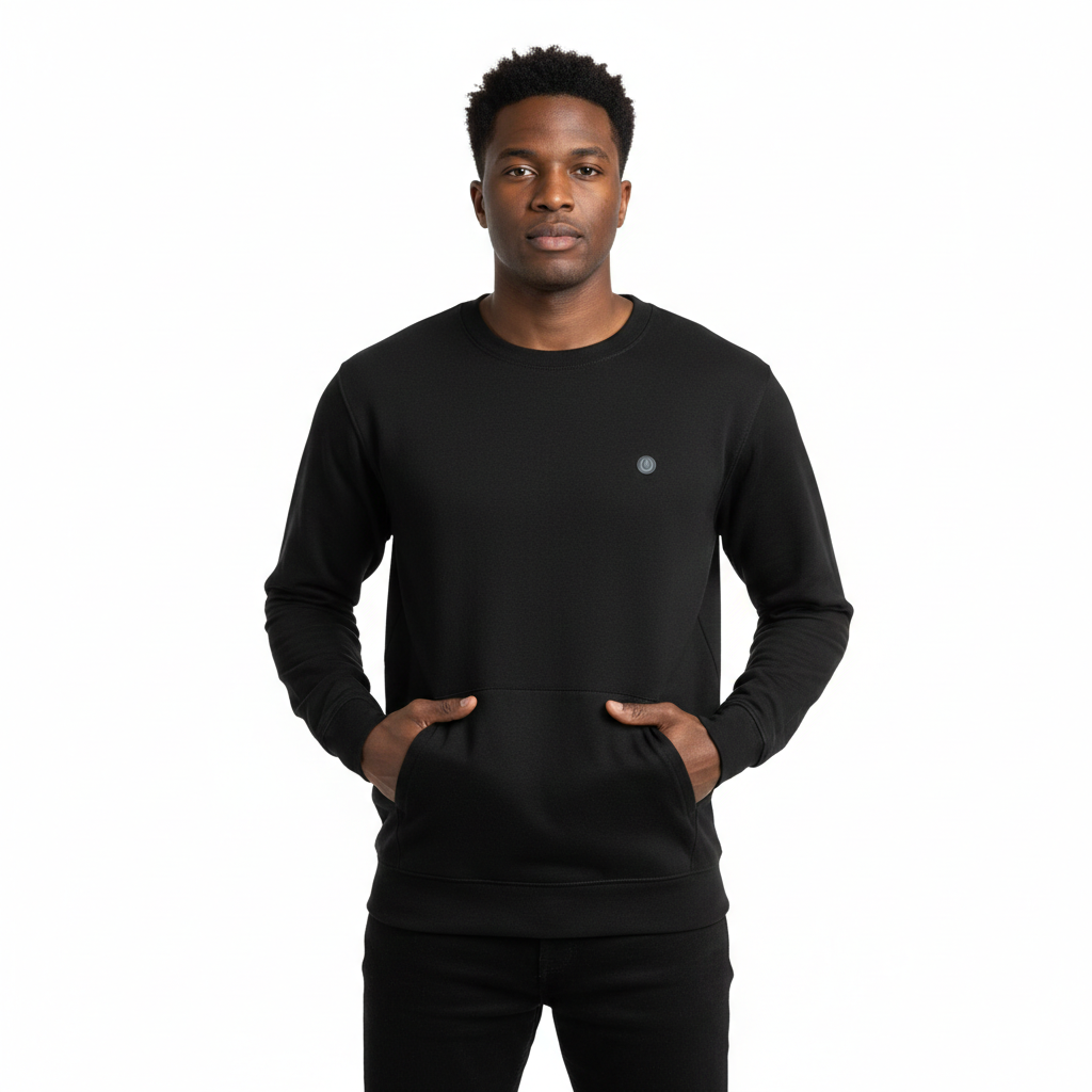 Smart USB Heated Sweatshirt – Winter Warm Pull-Over