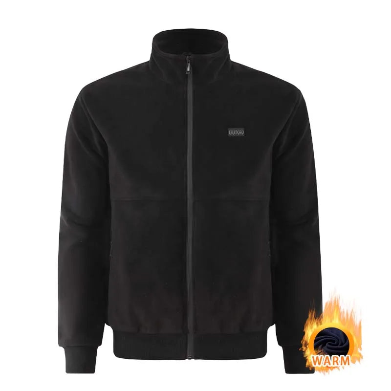 8 Heated Area Heating Jacket USB Charging Body Warmer Washable 3 Gear Temperature Adjustable Jacket Outdoor Sports Skiing Jacket