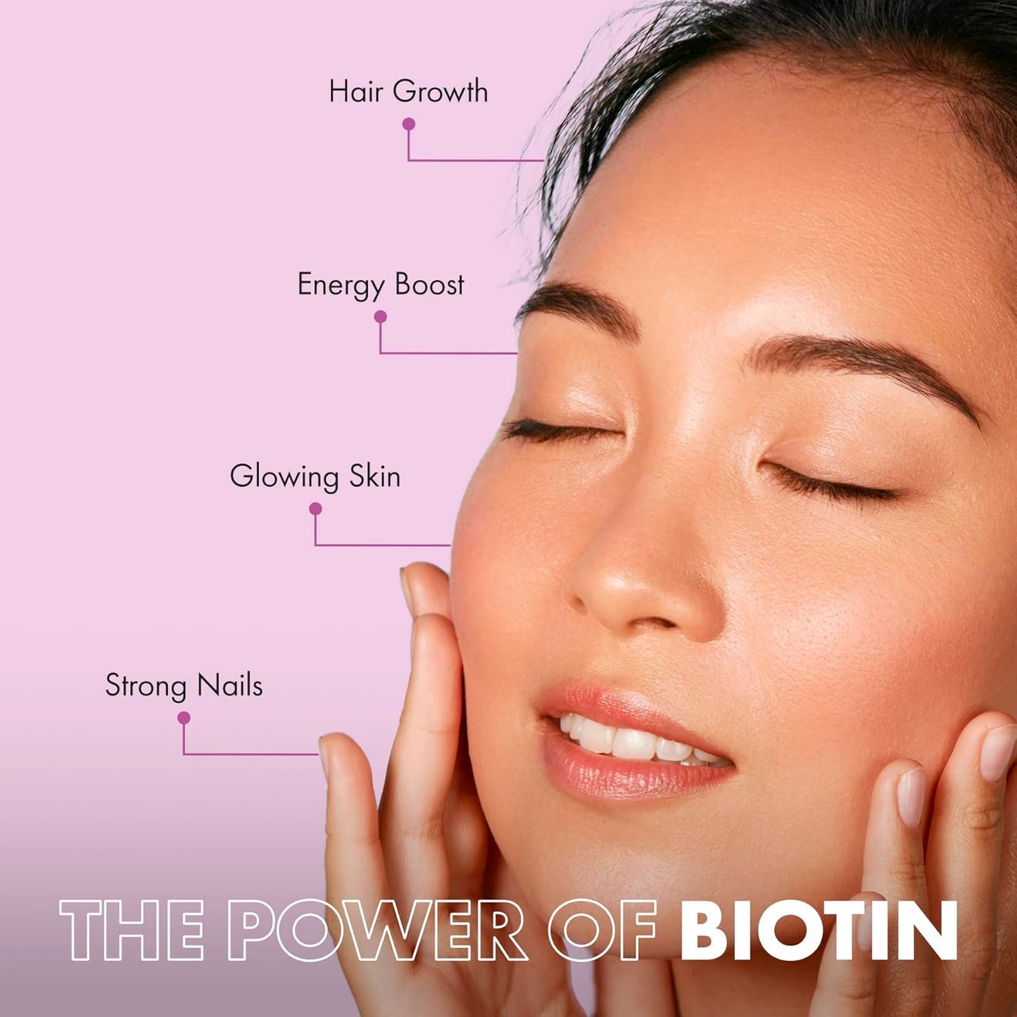 Biotin Hair Growth Support Supplement 12,000Mcg - 400 Tiny 6Mm Tablets (Full Year plus Supply) - for Men & Women